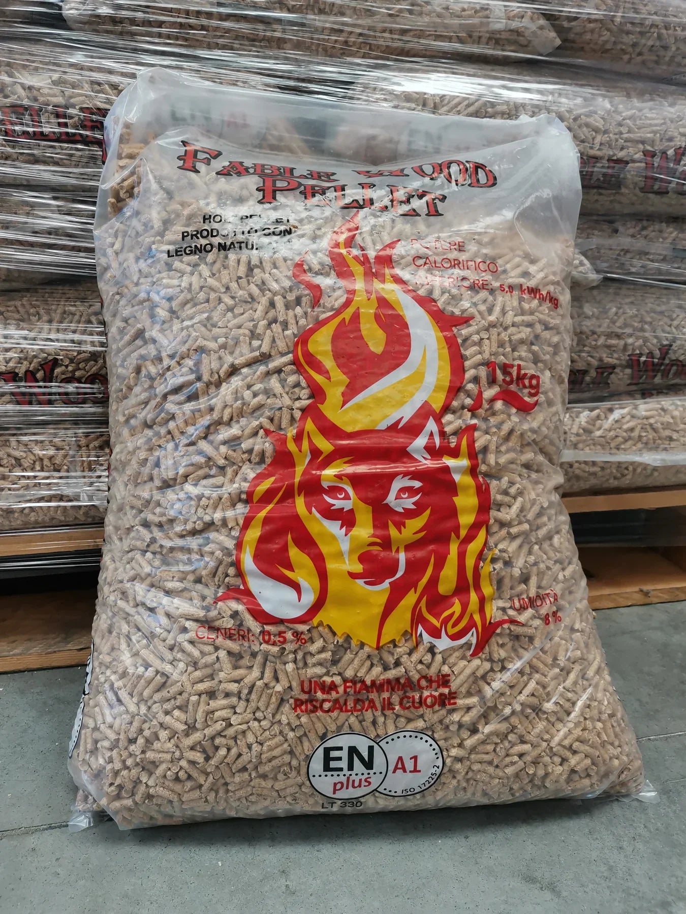 Pellet ENplus A1 ; abete/pino