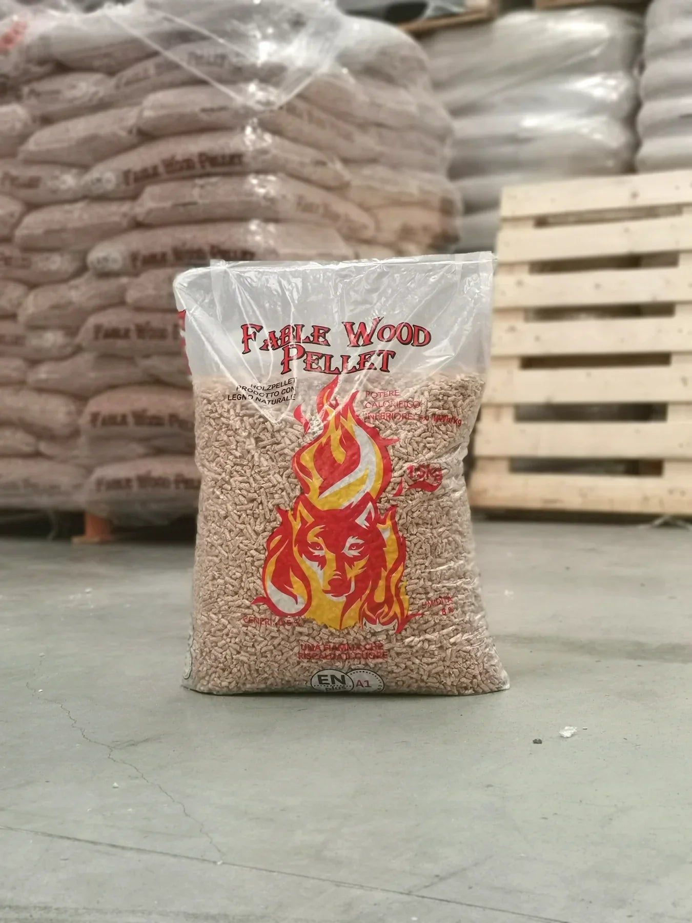 Pellet ENplus A1 ; abete/pino